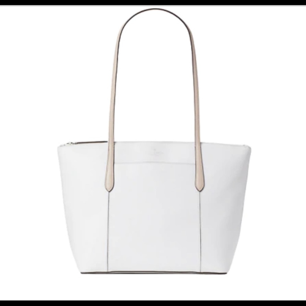Kate Spade Rey white tote brand new